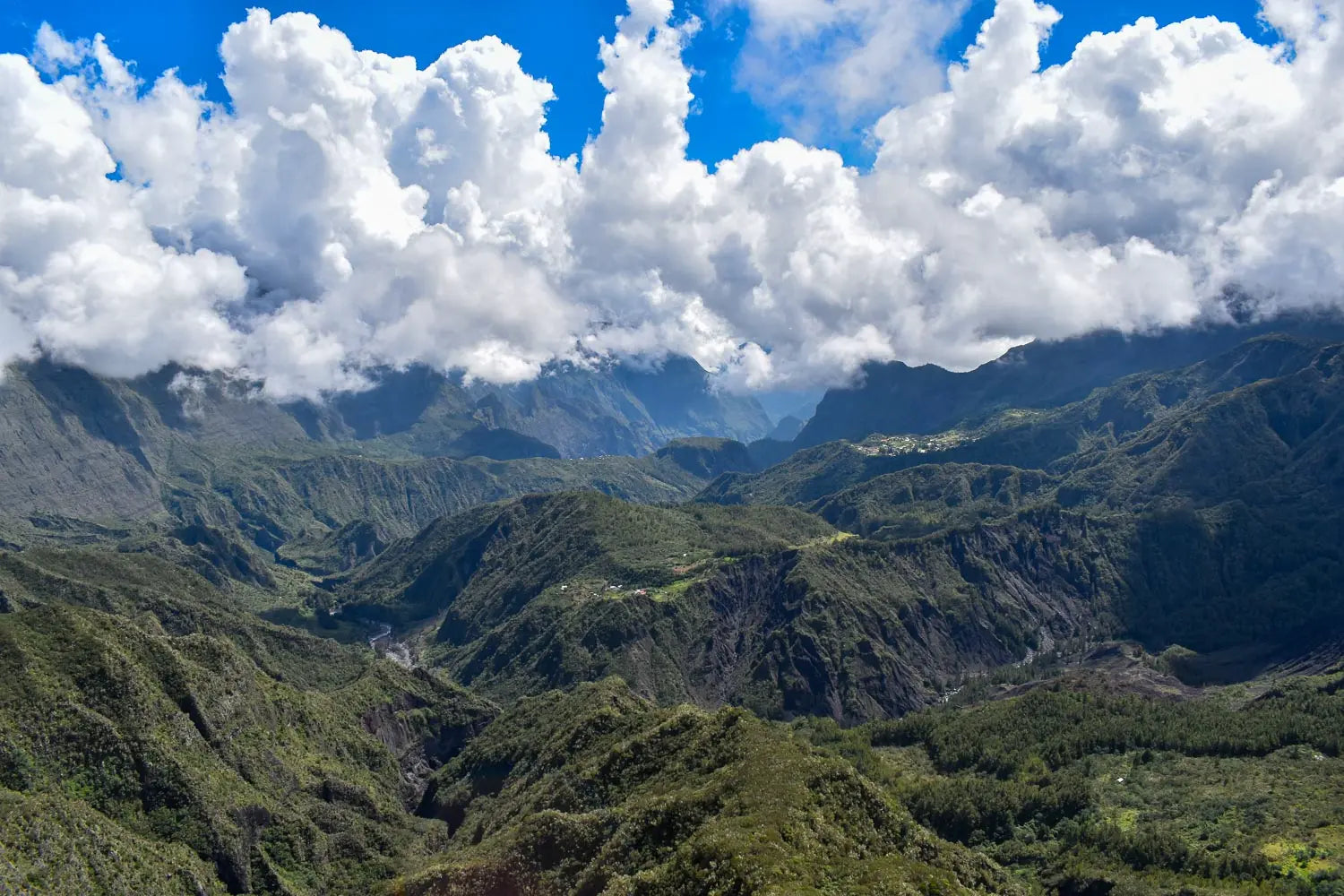Mafate en Hélicoptère